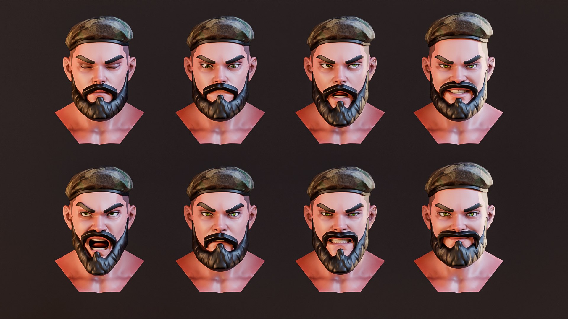 Military Soldier - Stylized Modular Character 3D https://p.turbosquid.com/ts-thumb/4F/aRQmg7/bh/5/jpg/1757597309/1920x1080/fit_q87/717e939f29311663181a8e5efe912941a18bead7/5.jpg