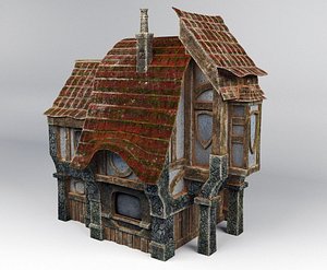 3D medieval house