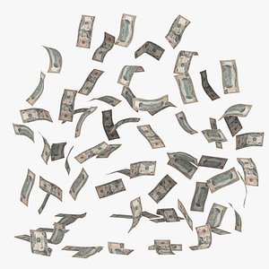 United States 10 Dollars Falling Notes Flow