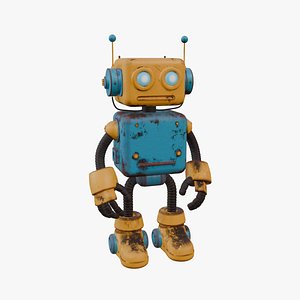 3D Cartoon Style Robot