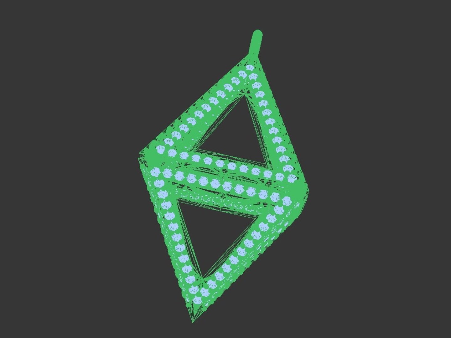 Pyramids Pendant 3D Model - TurboSquid 1196168
