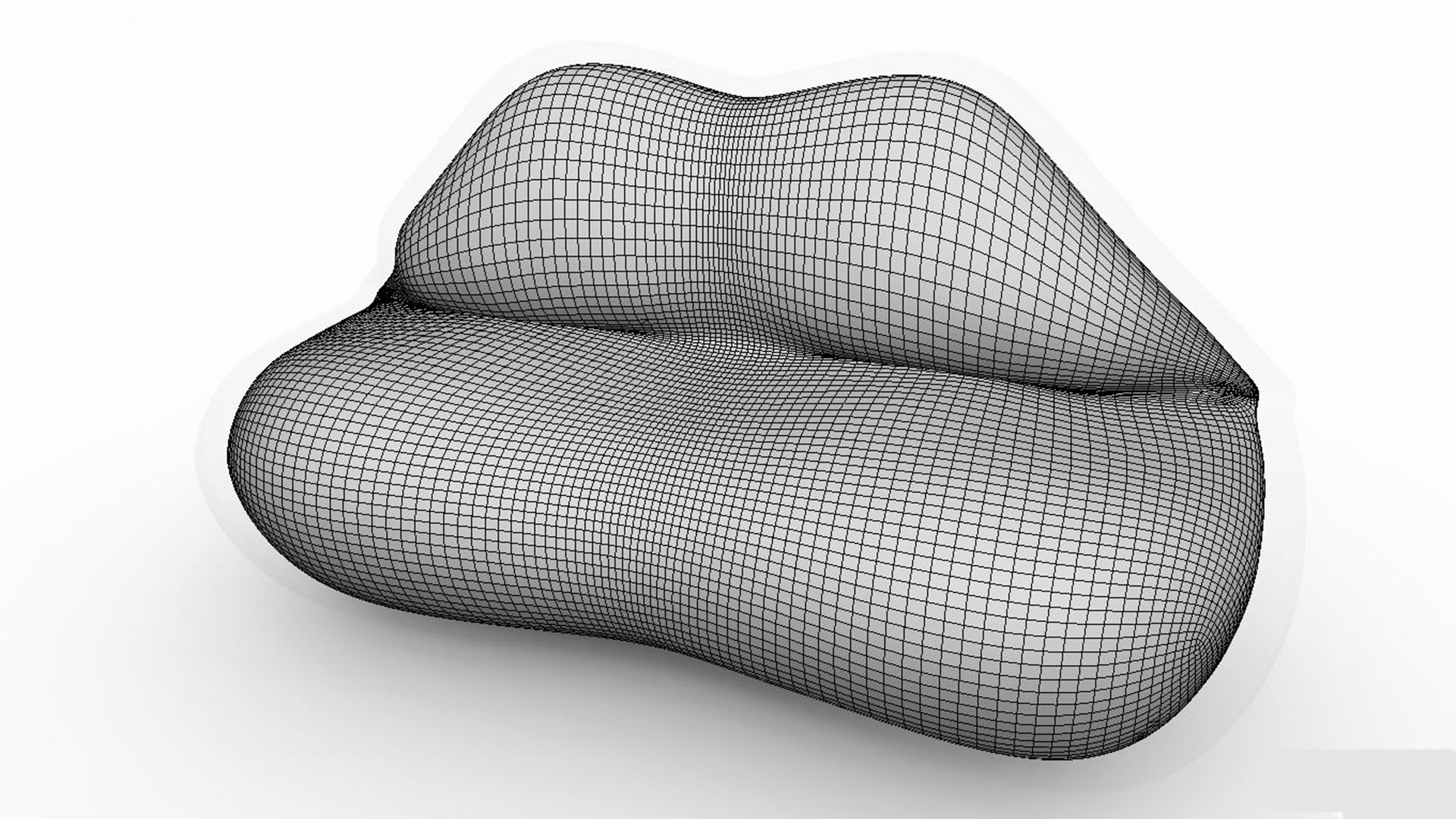 Lip Sofa 3D Model TurboSquid 2143930