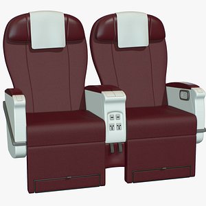3D model airplane chair premium class