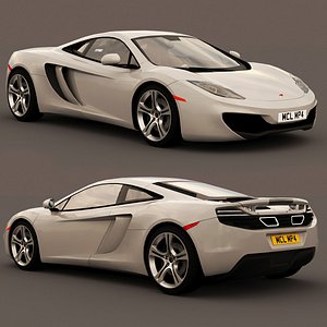 mclaren mp4 2012 3D model