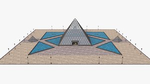 Louvre Pyramid 3D