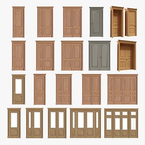 Wooden Classic Interior Doors 20 models