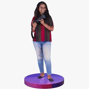 3D Photographer Girl model
