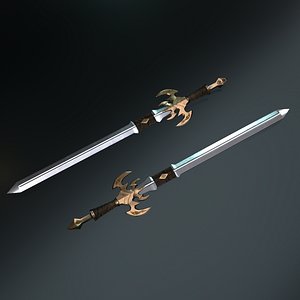 Master Sword Low-poly