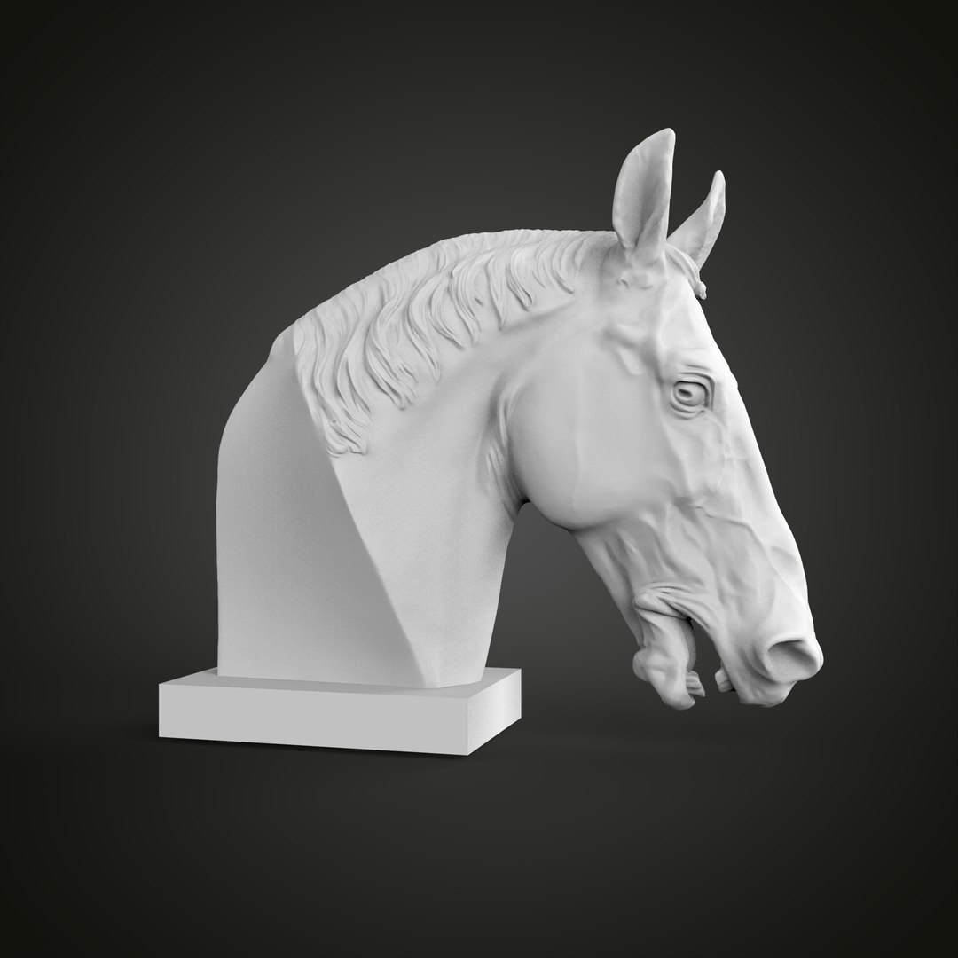 Horse head 3D model https://p.turbosquid.com/ts-thumb/4G/1WYhIo/6c/untitled.3.16/jpg/1648230387/1920x1080/fit_q87/08a293d1fb697d6a1070c69ce3dc94b90f658c41/untitled.3.16.jpg