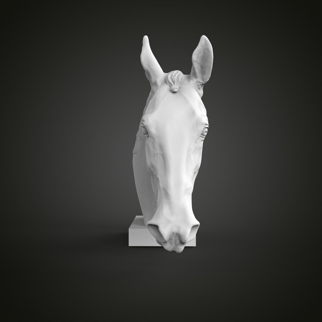 Horse head 3D model https://p.turbosquid.com/ts-thumb/4G/1WYhIo/Y7/untitled.3.21/jpg/1648230387/1920x1080/fit_q87/c08ef2c9fca225359a612c74be41d79567dbe35a/untitled.3.21.jpg