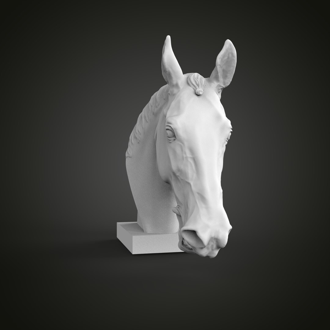 Horse head 3D model https://p.turbosquid.com/ts-thumb/4G/1WYhIo/wN/untitled.3.20/jpg/1648230388/1920x1080/fit_q87/ee8b60f7233d6ac816c7b6fe5f3b9e4ebc73b65d/untitled.3.20.jpg
