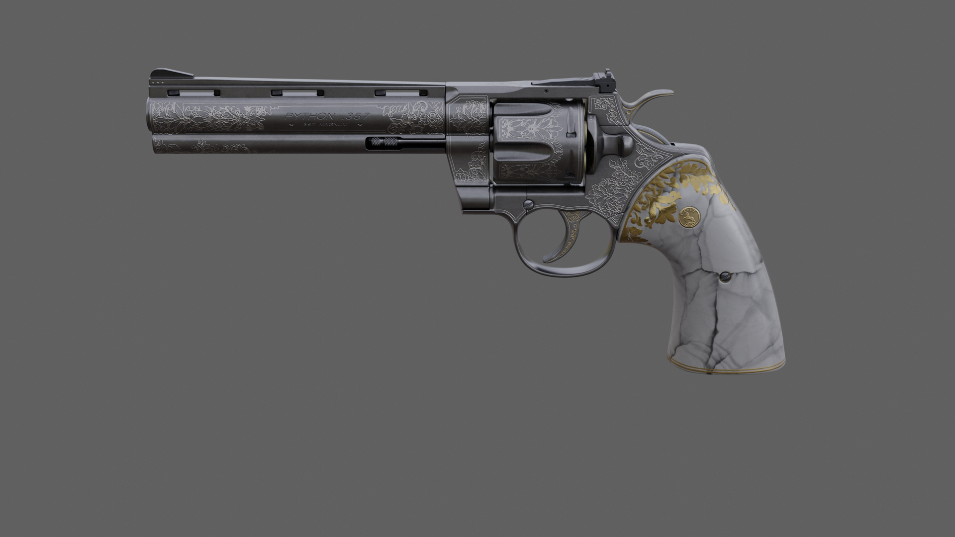 □ COLT PYTHON 357mag 6インチモデル COLT PYTHON 6