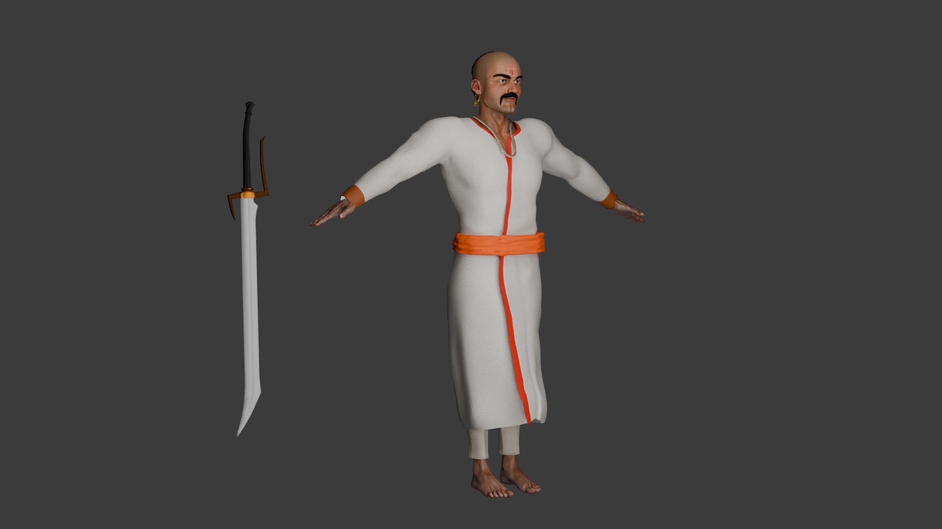 Baji Prabhu Deshpande Model - TurboSquid 2242723