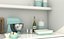 Crate＆Barrel Aqua＆Cream Kitchen