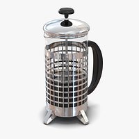 French Press 2 3D Model