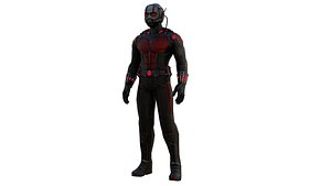 Marvel AntMan 3D Model High Quality Fully Rigged Textured 3D
