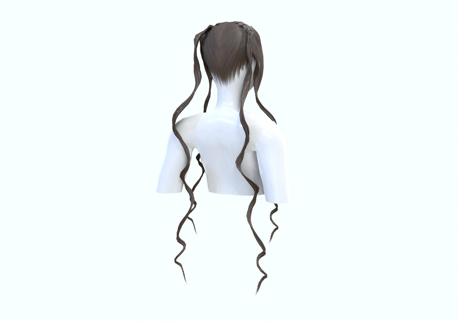 3D Stylized Bangs Hairstyle Model - TurboSquid 1960586