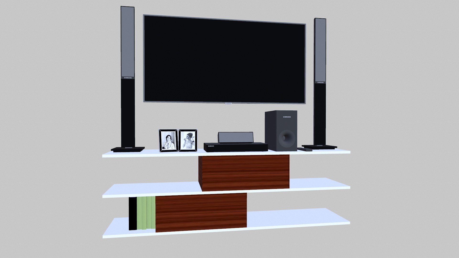 TV Unit Model - TurboSquid 2371167