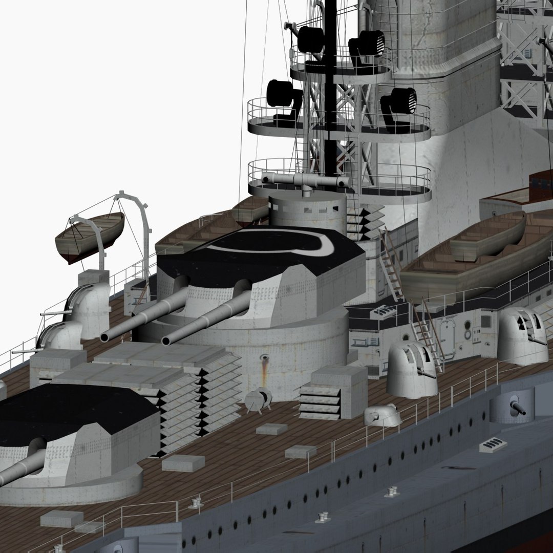 battlecruiser ersatz yorck class 3d model