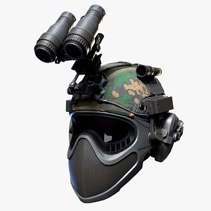 3D Tactical Helmet model