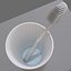 Toothbrush and Cup model