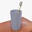 Toothbrush and Cup model