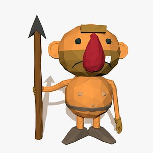 3ds cartoon caveman