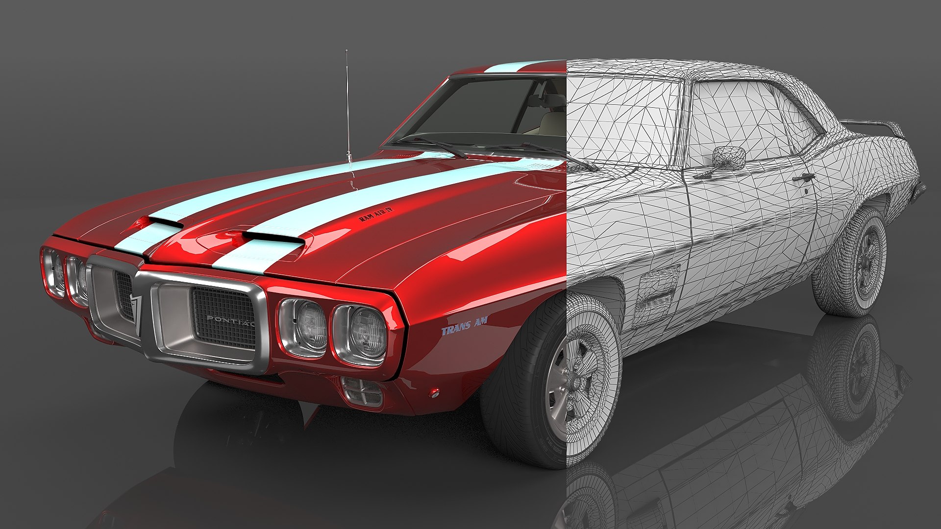 3D 1969 Pontiac Firebird Trans Am - TurboSquid 1965271