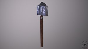 Shovel lowpoly model