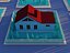 Cute cartoon private house variation 2 Low Poly