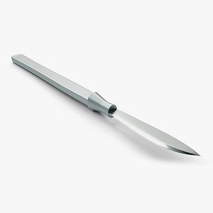 3D model medical scalpel