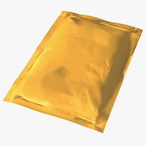 3D Yellow Mail Package Small