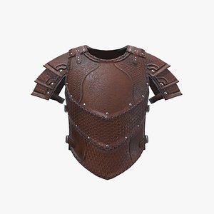 3D Medieval Armor Leather 02