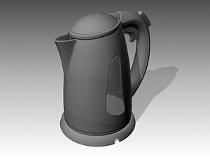 3d model electric tea-pot