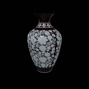 DECORATIVE VASE - HOME DECORATIONS - PBR 3D MODEL Low-poly 3D model