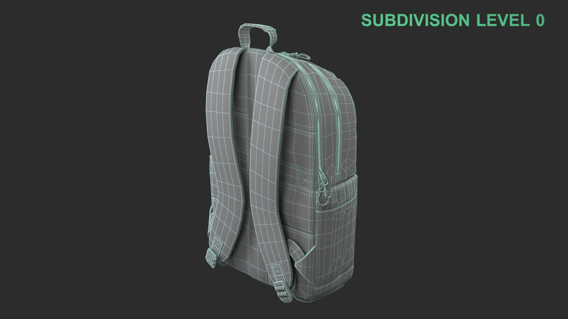 Backpack 3D model https://p.turbosquid.com/ts-thumb/4G/hRIgqE/5b/wireframe_0009/jpg/1756145474/1920x1080/fit_q87/fdccf9e7fd89531edb37127f877d8b22661f2fed/wireframe_0009.jpg