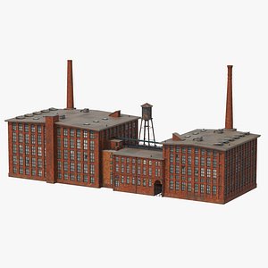 Factory with Smokestacks
