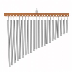 Windchime Instrument 3D model