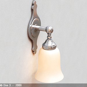 3d lamp sconce