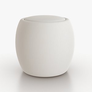 White Mono Pouf model