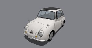 free subaru 360 3d model