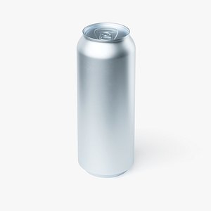 Aluminium Can 500 ml PBR 3D