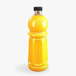 3D model orange bottle