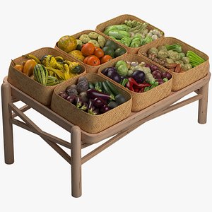 Vegetable Market 3D model
