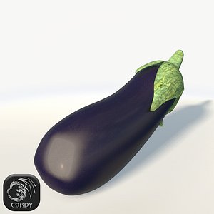 3d model eggplant lods