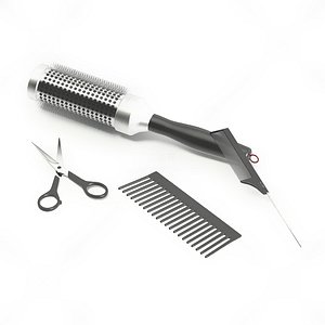 3D Comb scissors hairdressing equipment scissors perfume comb cosmetics barbershop supplies washing sci