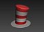 hats cap tiara 3D model