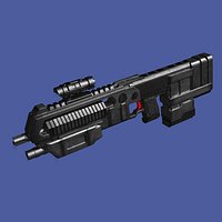 High Quality Sci-Fi Combat Rifle