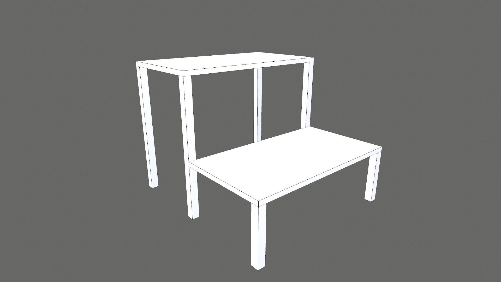 3D Model Small Stair - TurboSquid 2317568