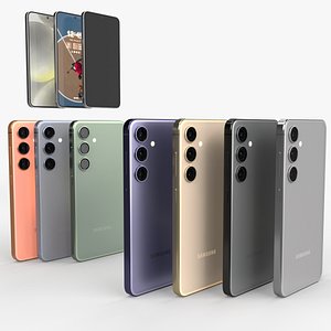 3D model Samsung Galaxy s24 all colors 2024